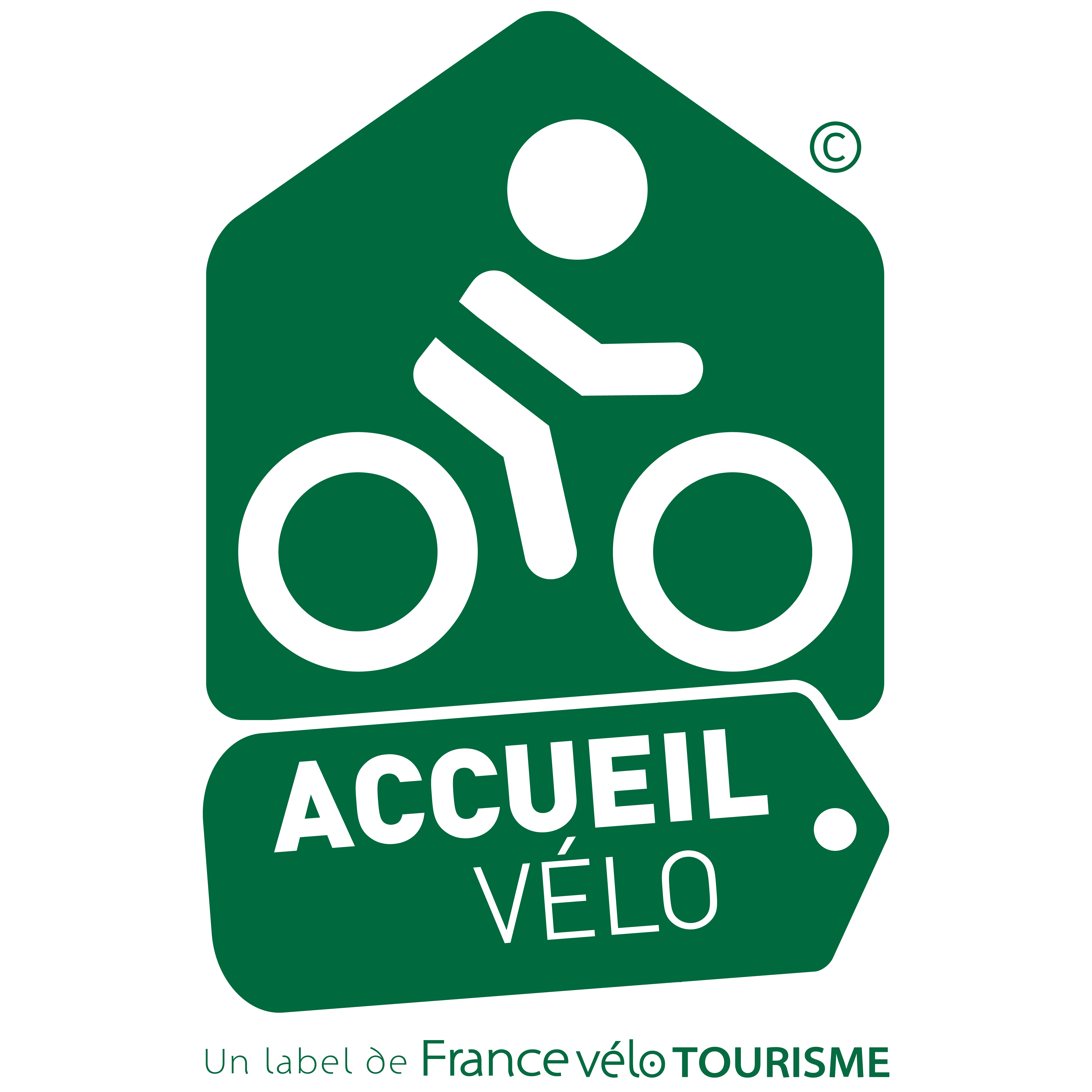 Logo Accueil Vélo — Un label de France Vélo Tourisme